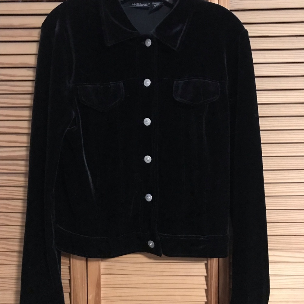 Willi Smith Black Jacket, Women’s Medium